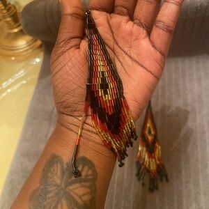 Multicolored Tassel Earrings